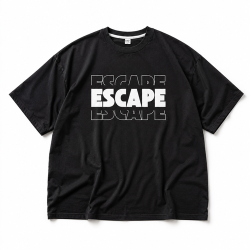 COMBO OF 2 DROP SHOULDER T - SHIRTS | ESCAPE & THINK
