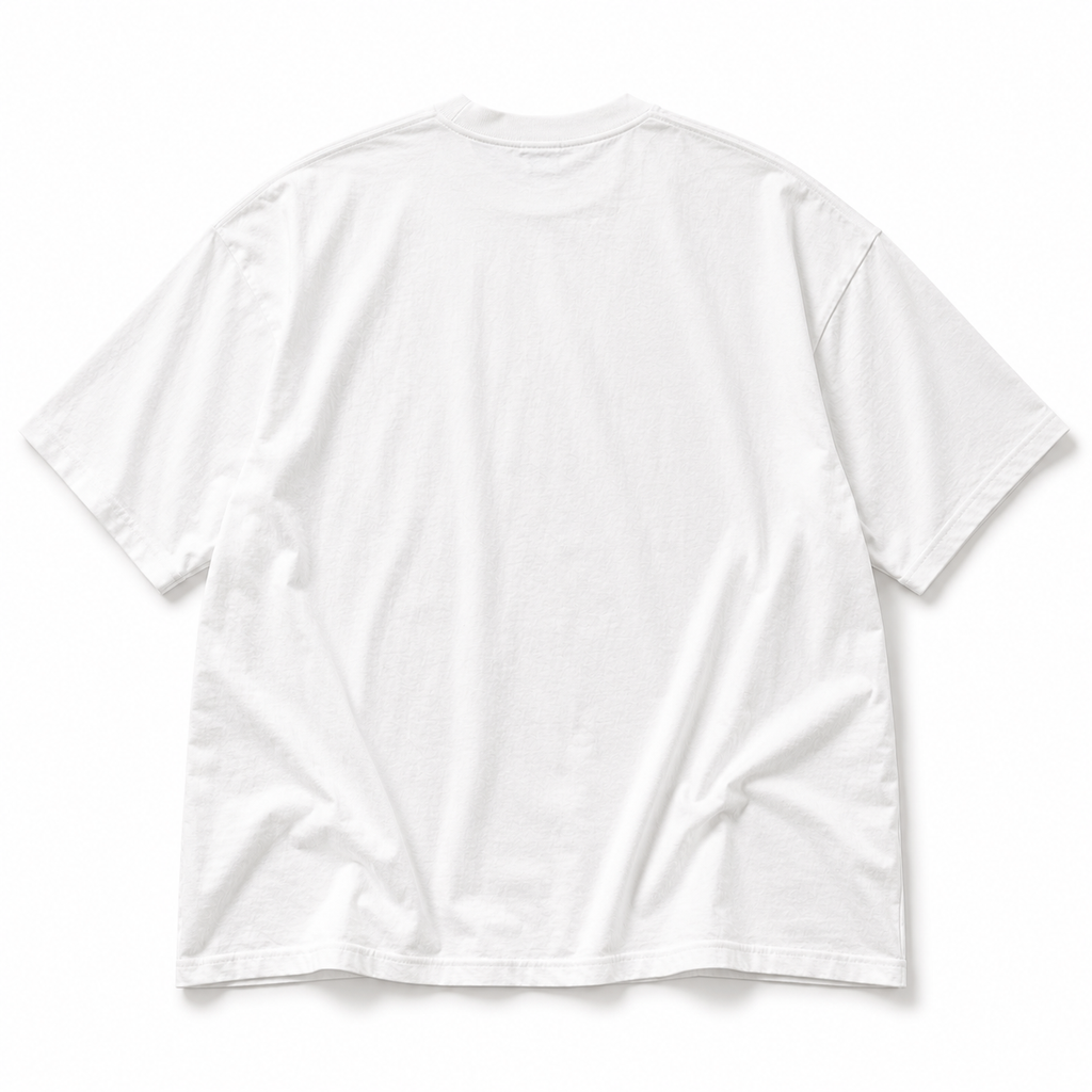 FAITH THE ULTIMATE SOLUTION | WHITE OVERSIZED DROP SHOULDER T - SHIRT