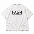FAITH THE ULTIMATE SOLUTION | WHITE OVERSIZED DROP SHOULDER T - SHIRT